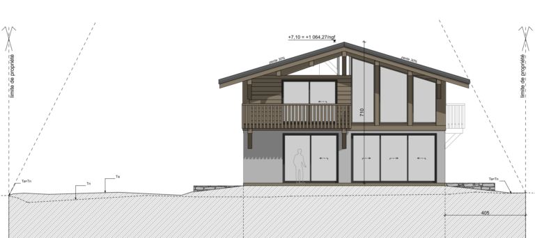 Construction d&rsquo;un chalet SCI – Les Praz de Chamonix